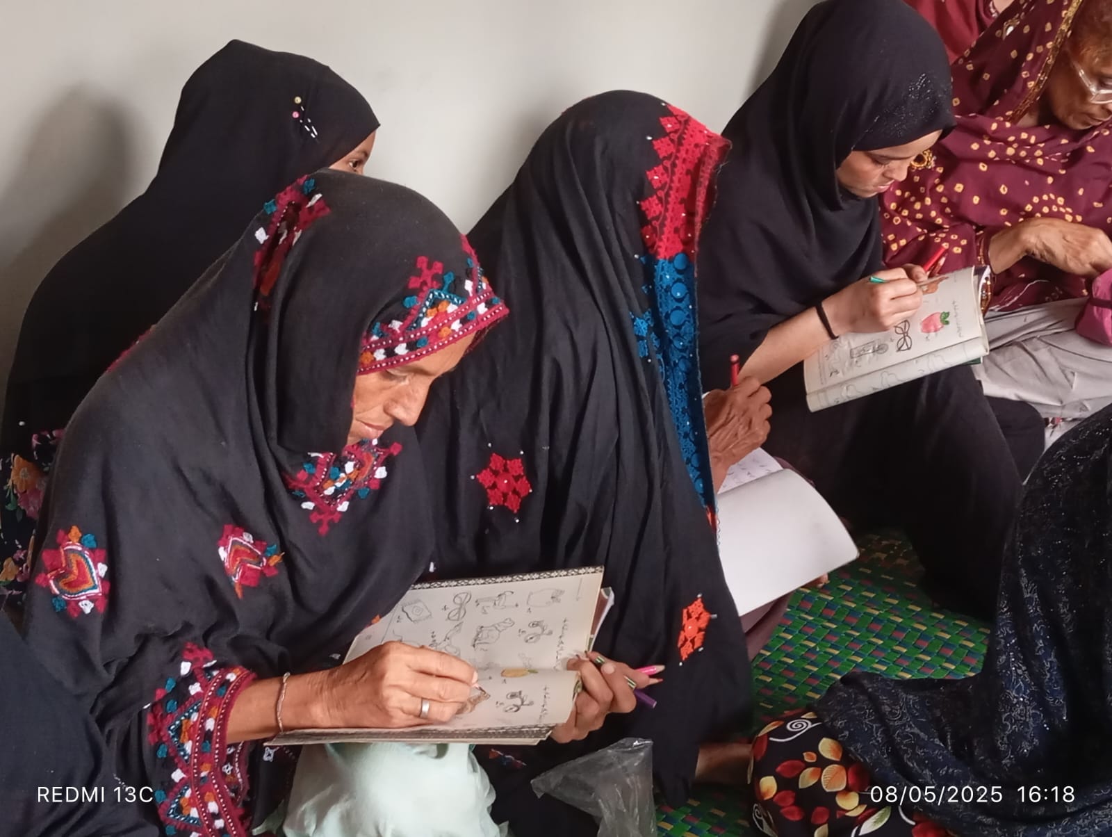 Women participating in Life Bridge adult literacy classes