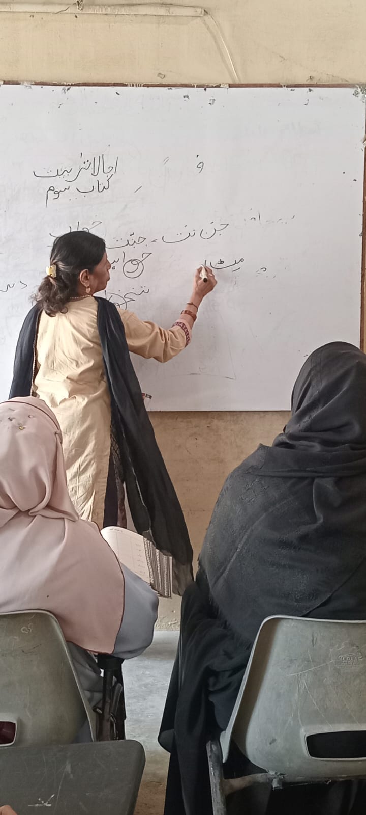 Women participating in education