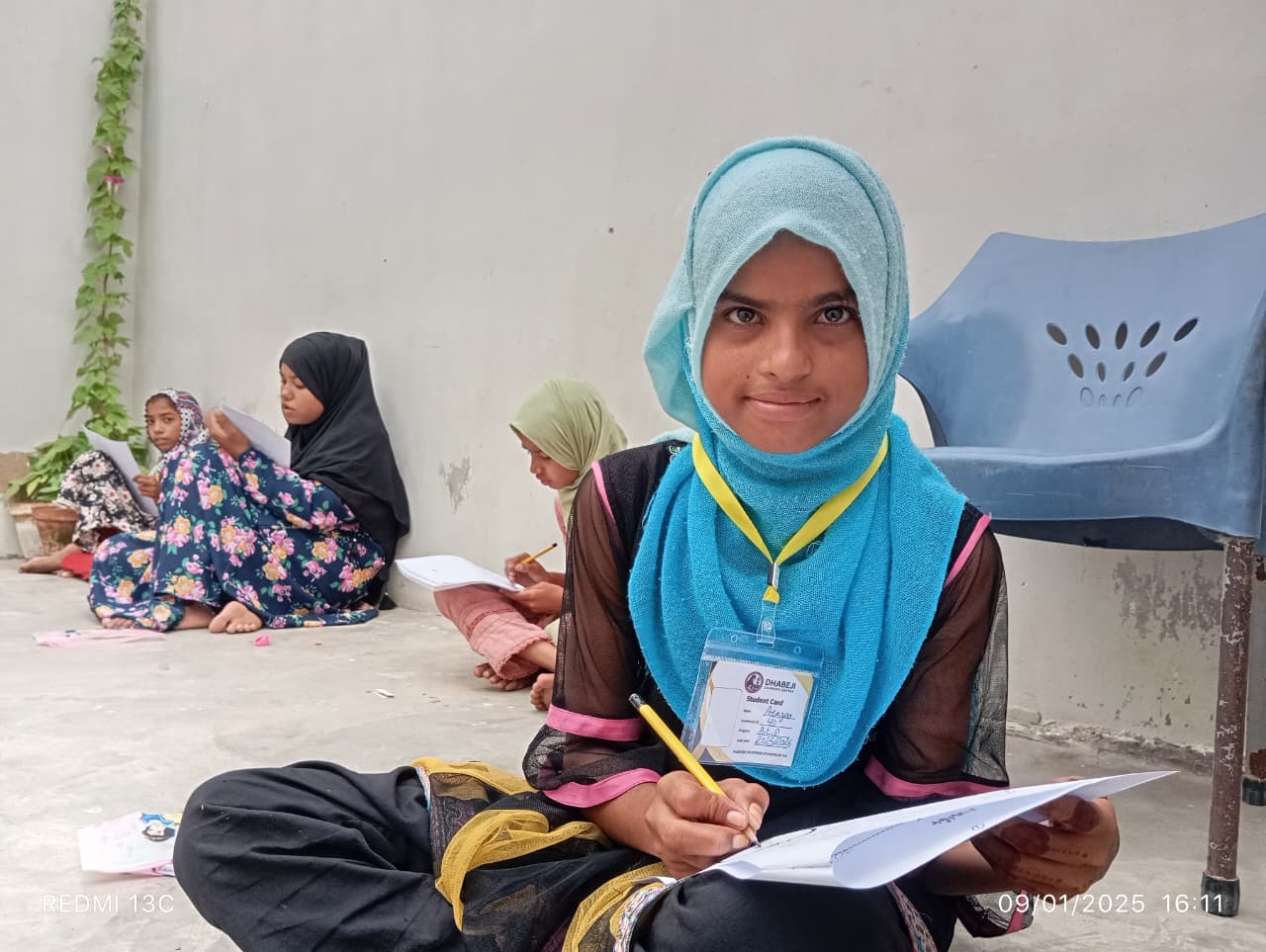 Students participating in learning